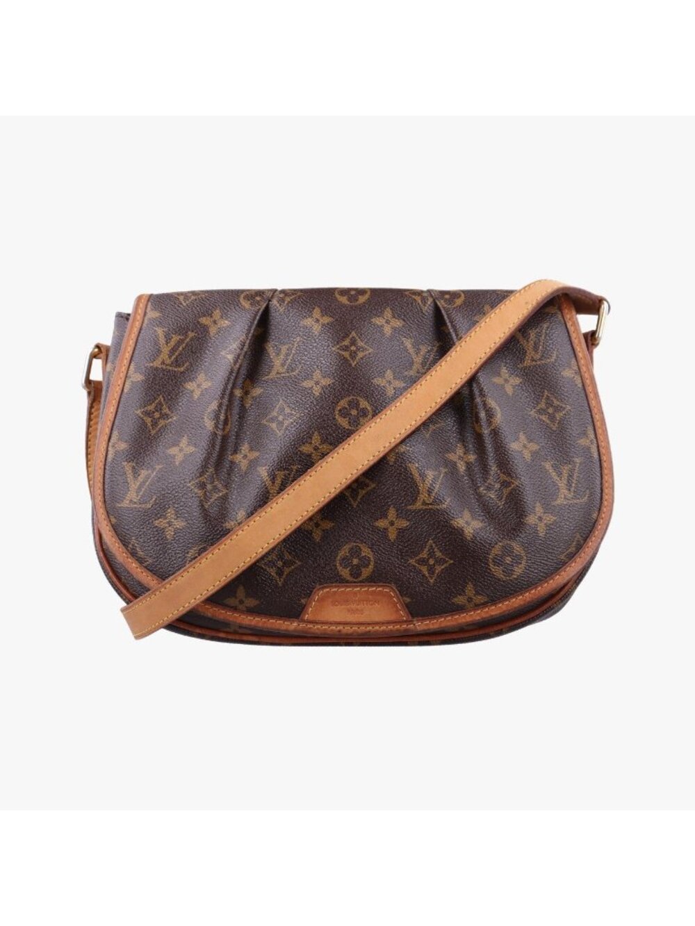 Louis Vuitton Menilmontant PM Monogram Brown Canvas